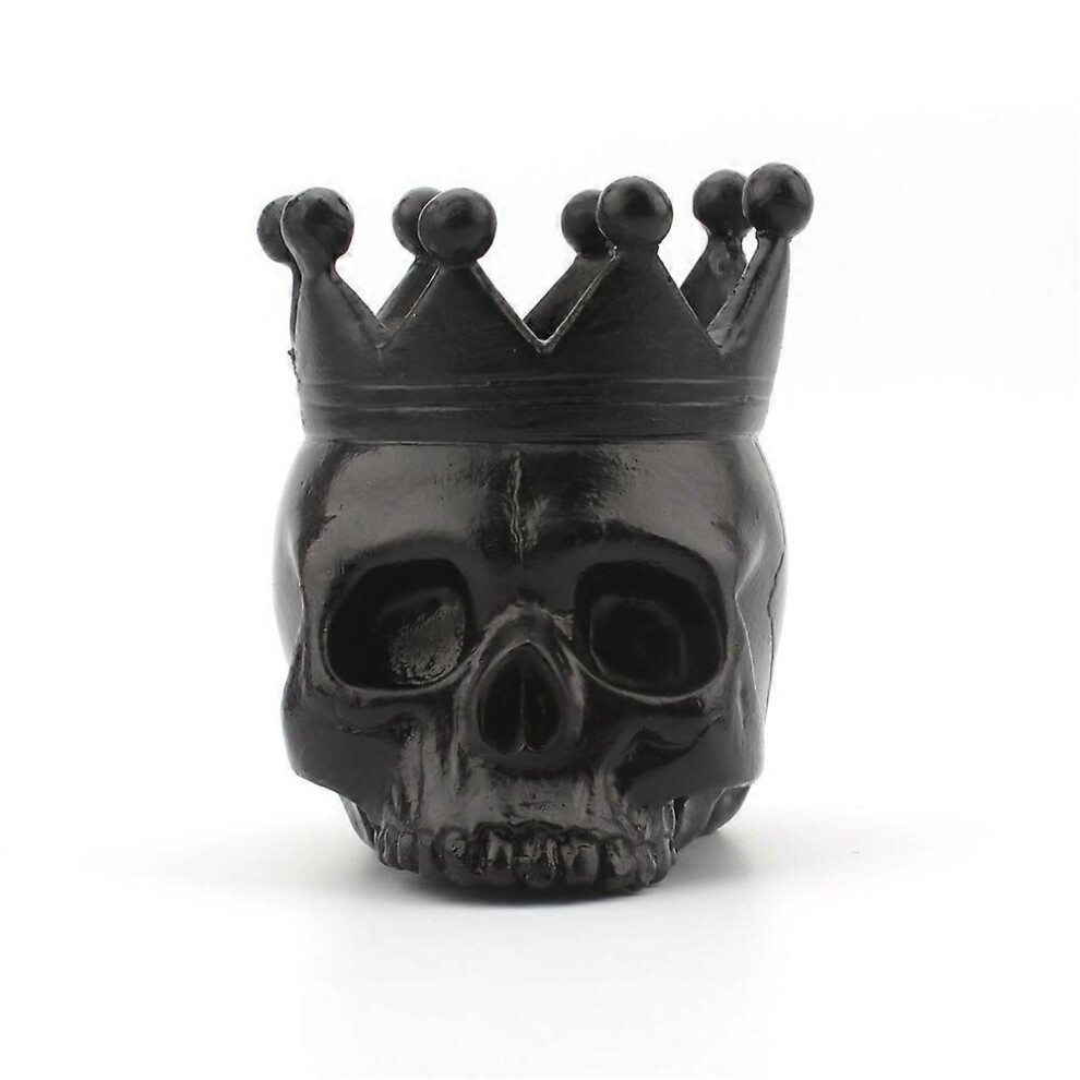 Kikidex (As Show, One Size) Skeleton Candle Holder Frightening Resin Candlestick Crafts For Party Halloween Decorationblack1pcs Light