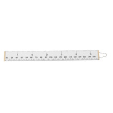(As show, One size) Kids Growth Chart Accurate Baby Height Growth Chart Ruler Removable Canvas Wall Hanging Measurement Chart for Home Classic White