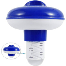 (As show, One size) Chlorine Dispenser, Stretchable Chlorine Dispenser for Hot Tub Swimming Pool Paddling Pool Spa Water Parks, Floating Chlorine Dispenser Chlorine Float