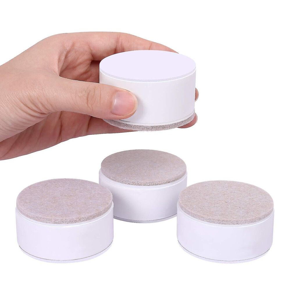 (As Show, One Size) 30Mm Lift Furniture Risers Carbon Steel Bed Risers, Diameter 60Mm Self-Adhesive Heavy Duty Furniture Raisers Adds 5031614134688