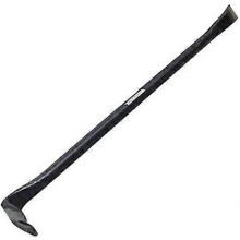 (As show, One size) Heavy Duty Wrecking Crowbar 60CM Black Nail Puller Remover Tool (black) (1pc)
