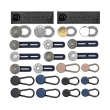 (As show, One size) Pants Button Extenders For Jeans - 6 Sizes - Adjustable Waistband Extender