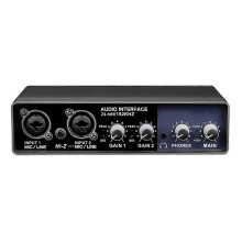 (As show, One size) Portable Audio Interface USB Sound Card Mic Preamplifier Computers Recording Tuning Digital Mixing Equipment