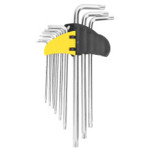 (As show, One size) 9PCS Star Shape Hex Socket Wrench Set Extended Length Hex Key Set Repair Accessory
