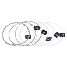 (As show, One size) Orphee NX35 Nylon Classical Guitar Strings 6pcs Full Set Replacement (.028-.045) Nylon Core Silver Jacketed Wire Hard Tension