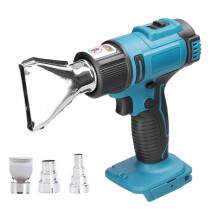 (As show, One size) Cordless Handheld Hot Air Machine Lithium Rechargeable Heating Equipment Temperatures Adjustable Power Tool with 2 Nozzles