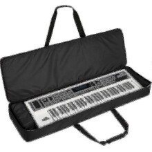 (As show, One size) Black Protective 61-key Electric Keyboard Padded Carry Bag Ty