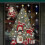 (As show, One size) 2PCS Christmas Snowflake Window Clings Sticker 3