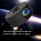 (As show, One size) Household Mini LED Projector Portable Wirecast Projection Device Optical Len 320*180 LCD Display with Wire Mirroring Function 4