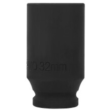 (As show, One size) 1 inch Pneumatic Socket Thickened Air Impact Wrench Socket Square Hex 80mm LengthH32