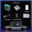 (As show, One size) Household Mini LED Projector Portable Wirecast Projection Device Optical Len 320*180 LCD Display with Wire Mirroring Function 2