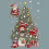 (As show, One size) 2PCS Christmas Snowflake Window Clings Sticker 5