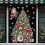 (As show, One size) 2PCS Christmas Snowflake Window Clings Sticker 1