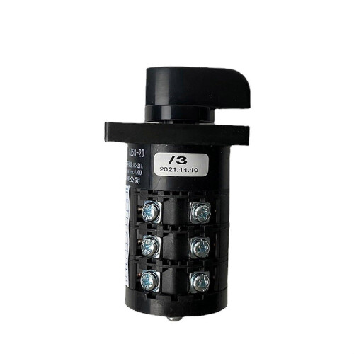 (As show, One size) HZ5B20/3 Universal Switch Combination Control Motor Silver Contact 20A ThreeSpeed 3Section 1