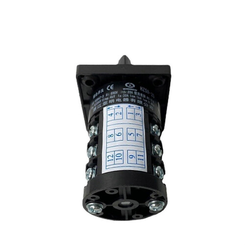 (As show, One size) HZ5B20/3 Universal Switch Combination Control Motor Silver Contact 20A ThreeSpeed 3Section 2