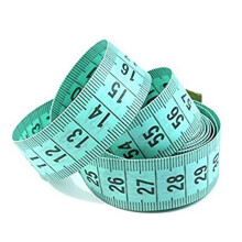 (As show, One size) Tape Measures, Body Measuring Tape Sewing Tailor Tape Measure cm Meter Sewing Tape Measure Soft Random Color(Color:Green)