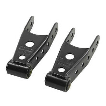 (As show, One size) 1 Pair of BEL6400 Rear Lowering Shackle Bracket Kit for and with 2inch Drop