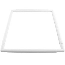 (As show, One size) Large Square Embroidery Hoop, 17inch Plastic Cross Stitch Frame DIY Sewing