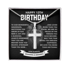 (As show, One size) Son 11th Birthday Necklace Cuban Chain Silver  Happy Birthday To Our Wonderful  Celebration Getting Older Bday Fabulous