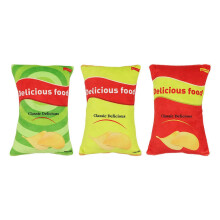 (green, One size) Chip Treat Bag Sound Pet Toy Ideal for Boredom and Excitement, Puppy Teething Chew Toy, Dog Birthday Toy, Plush Dog Toy, Interactive Plush Dog Toy -GS