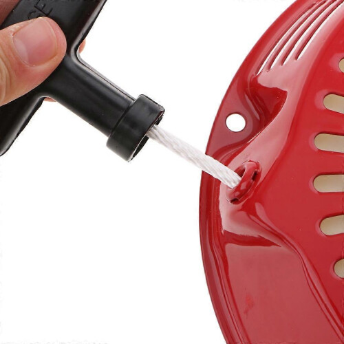 (As show, One size) Replacement Pull Starter, Pull Backlash Starter Hand Puller Puller Starter Engine Backlash Kit (Red) (1pcs) 2