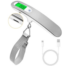 (As show, One size) Luggage Scale Portable Digital Scale Electronic Scale Hanging Scales With Backlit And Tare Function Lightweigh for Travel -GSL
