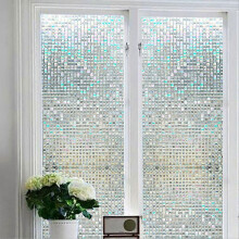 (As show, One size) Static Glass Stickers No Adhesives Self Adhesive Stickers for Sliding Glass Door Window
