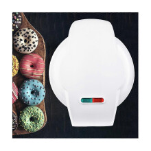 (As show, One size) Mini Donuts Machine Donut Maker Machine Diy Home Use Mini Maker White Eu Plug