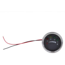 (As show, One size) 48v Round Battery Indicator,Beach Buggy Mini Electric Motorcycle Scooter Power Indicator Display Meter Meter (Black)(1pcs)