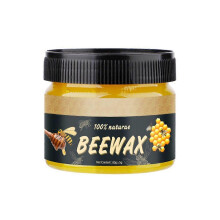 (As show, One size) Beeswax Furniture Polish Wood Seasoning Beewax Polish for Tables Chairs and Floors Wood Cleaner