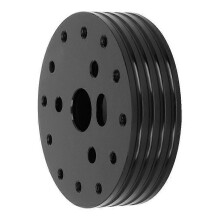 (As show, One size) 6 hole to 3 hole car steering wheel adapter wheel, booster pad 1 inch steering wheel spacer height piece 6 hole to 3 hole steering wheel hole adapter
