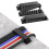 (C, One size) Cable Holder Clips, 1-pack Cable Management Cord Organizer Clips Self Adhesive 4