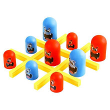 (As show, One size) 2 Players Tic Tac Toe Big Eat Small Game