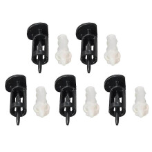 (As show, One size) 10pcs/set Cpu Heatsink Fastener Plastic Push Buckle For 775/1156/1155/1150/1366