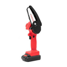(As show, One size) 110V Rechargeable Handheld Portable Electric Pruning Saw Cordless Mini Chainsaw Small Wood Splitting Chainsaw One-handed Pruning Tool Power Chain Saw