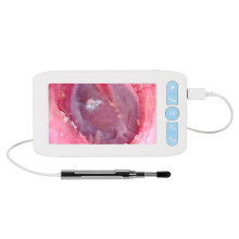 (As show, One size) Digital Otoscope with 6 LEDs Lights 32G TFcard 3.9mmm 1080P High Definition Ear Scope Camera 4.3in IPS Screen Earwax Removal Tool and Specula for Adul