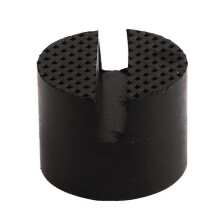 (As show, One size) Slotted Frame Rail Floor Jack Adapter Lift Rubber Pad Stand Holder 5cm/1.96inch Diameter