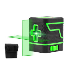 (Type C, One size) Self-Leveling Laser Level, 2 Lines Laser Level Green Cross Laser Beam Line, Alignment Laser Tool for Picture Hanging and DIY Application