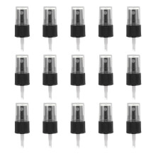 (As show, One size) 50 Pcs Black Spray Top, 18/410 Fine Mist Sprayer Reusable Replacement Spray Bottle Pump Plastic Top for Essential Oil Hair and Body Sprays Bottle