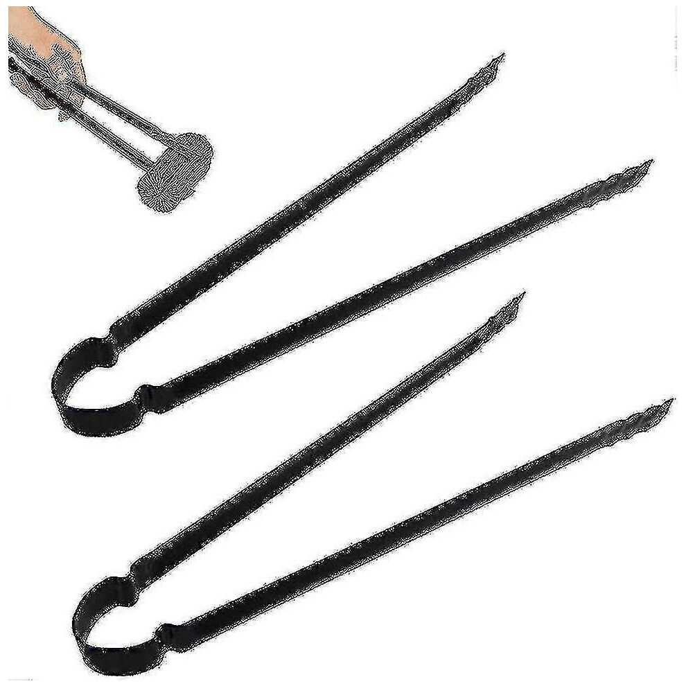 (As show, One size) 2 Pcs Anti-scald Handle Multifunctional Metal Tongs BAOPENG-image-OPC-PHJXRRQ-NEW