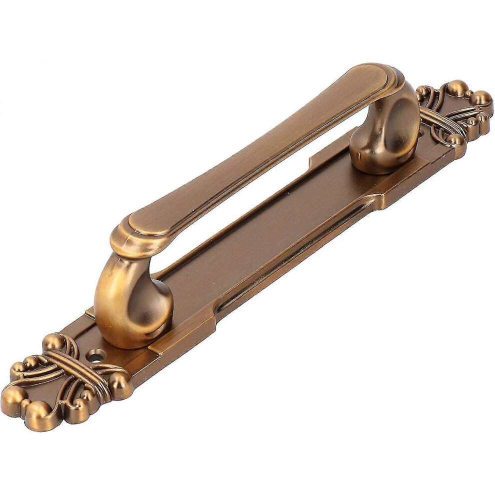 (As show, One size) Wardrobe Door Handle,european Style Door Pull Handle With Back Plate,door Sliding Handles For Home,11x1.7x2.2inch BAOPENG