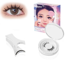 (As show, One size) Siare Magnetic Eyelashes Kit, Reusable,, No Glue (2 Pair)