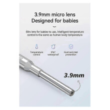 (As show, One size) Digital Otoscope 3.9mm Ear Otoscope Screen 4.3 Inch for Cleaning Smart Visual Ear Picking Stick 30MP Type-C Ear Camera