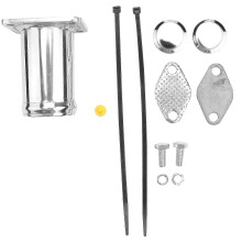 (As show, One size) Aluminum Egr Removal Kit / Egr Delete Kit Blanking Bypass For E46 318d 320d 330d 330xd 320cd 318td