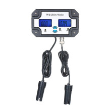 (UK Plug, One size) PH/Salinity Meter Water Quality Tester Detector PH & Salinity Monitor 2 in 1 Water Quality Analysis Device