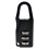 (As show, One size) 3 Dial Digit Number Code Password Combination Padlock Travel Security Safe Lock 1