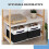 (As show, One size) Wardrobe Storage Basket Folding Fabric Bathroom Organizer Handle/Laundry Organizer 5