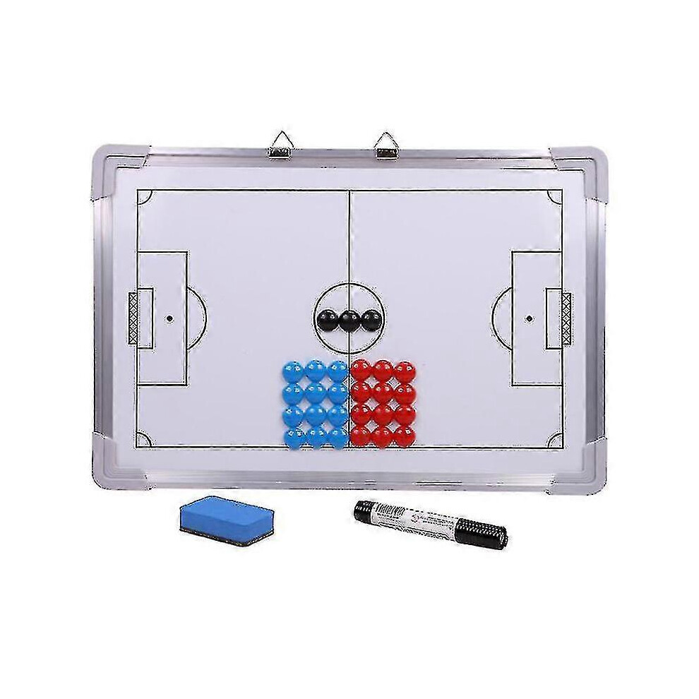 (As show, One size) Aluminium Tactical Magnetic Plate For Soccer Strategy Coach Football Judge Board XinHang