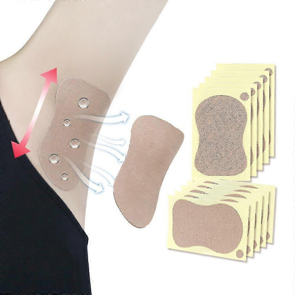 (As show, One size) 10/20/50x Disposable Underarms Antiperspirant Stickers Armpit Sweat Pads Foot Deodorant Patch XinHang