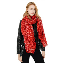 (As show, One size) Women Leopard Print Cashmere Feel Winter Scarf Fashion Soft Warm Pashmina Blanket Shawl Wrap Ref: 2880